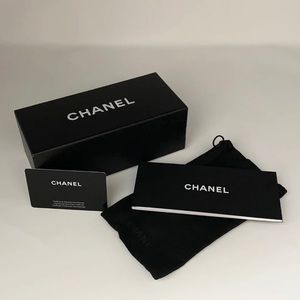 Chanel Sunglasses Box, Booklet, Card & Dust Bag